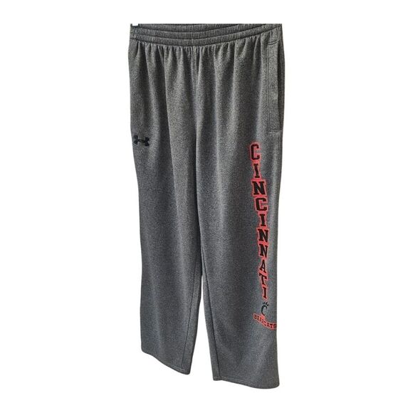 UNDER ARMOUR GRAY CINCINATTI BEAR CATS Loose Fit Joggers LIKE NEW!  Size M - Picture 6 of 15